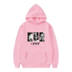 XXX TENTACTION Printed Hooded Sweatshirt Fall and Winter Trendy Casual Fashion Streetwear Unisex Clothing Fleece Warm Top